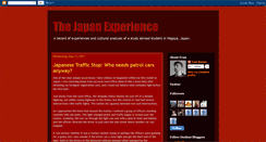 Desktop Screenshot of evansjapanexperience.blogspot.com