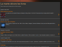 Tablet Screenshot of lamantedevoreleslivres.blogspot.com