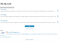 Tablet Screenshot of hitmylink.blogspot.com