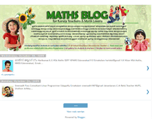 Tablet Screenshot of mathsblogteam.blogspot.com