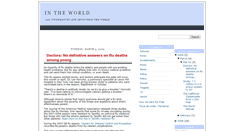 Desktop Screenshot of in-theworld.blogspot.com