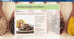 Desktop Screenshot of healthfoodrecipes.blogspot.com