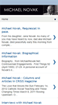 Mobile Screenshot of michaelnovakonlinearchive.blogspot.com