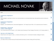 Tablet Screenshot of michaelnovakonlinearchive.blogspot.com