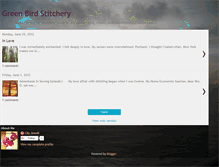 Tablet Screenshot of greenbirdstitchery.blogspot.com