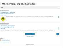 Tablet Screenshot of iamthewordthecomforter.blogspot.com