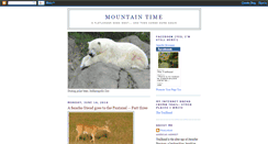 Desktop Screenshot of mountaintimeblog.blogspot.com
