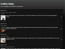 Tablet Screenshot of coffee-daily.blogspot.com