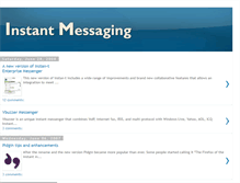 Tablet Screenshot of instantmsg.blogspot.com
