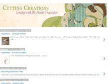 Tablet Screenshot of cuttingcreations.blogspot.com