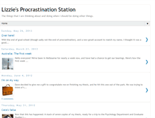 Tablet Screenshot of lizprocrastinates.blogspot.com