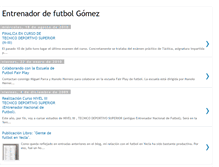 Tablet Screenshot of entrenadorfutbolgomez.blogspot.com