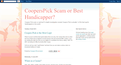 Desktop Screenshot of cooperspickscam.blogspot.com