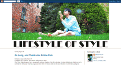 Desktop Screenshot of lifestyleofstyle.blogspot.com