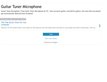 Tablet Screenshot of guitartunermicrophone.blogspot.com