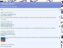 Tablet Screenshot of direitomoco.blogspot.com