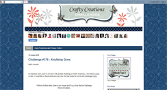 Desktop Screenshot of craftycreationschallenges.blogspot.com
