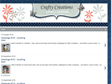 Tablet Screenshot of craftycreationschallenges.blogspot.com