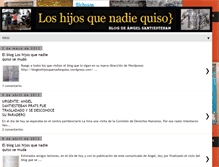 Tablet Screenshot of loshijosquenadiequiso.blogspot.com