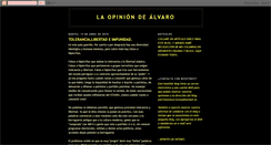 Desktop Screenshot of opiniondealvaro.blogspot.com