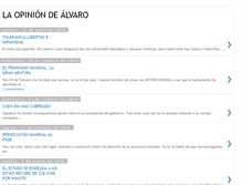 Tablet Screenshot of opiniondealvaro.blogspot.com