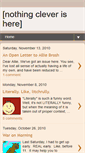 Mobile Screenshot of nothingcleverishere.blogspot.com