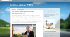 Desktop Screenshot of biologaygeologa4eso.blogspot.com