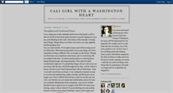 Desktop Screenshot of caligirlwithawashingtonheart.blogspot.com