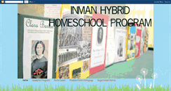 Desktop Screenshot of inmanhybridschool.blogspot.com