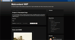 Desktop Screenshot of malcontentstudios-wip.blogspot.com