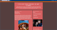 Desktop Screenshot of growlinmytummy.blogspot.com