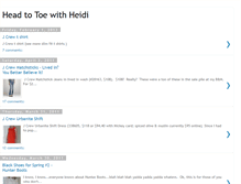 Tablet Screenshot of headtotoewithheidi.blogspot.com