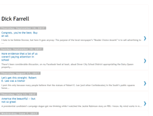 Tablet Screenshot of dickfarrell.blogspot.com