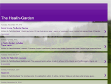 Tablet Screenshot of healin-garden.blogspot.com