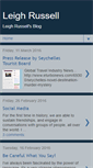 Mobile Screenshot of leighrussell.blogspot.com