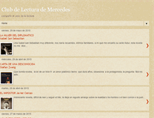 Tablet Screenshot of clubdelecturademercedes.blogspot.com