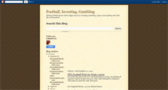 Desktop Screenshot of football-investing-gambling.blogspot.com