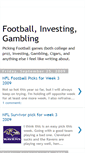 Mobile Screenshot of football-investing-gambling.blogspot.com