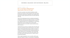 Desktop Screenshot of home-based-businessblog.blogspot.com