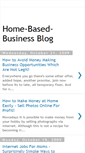 Mobile Screenshot of home-based-businessblog.blogspot.com
