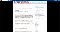 Desktop Screenshot of heather-woodbury.blogspot.com