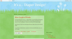 Desktop Screenshot of itsadiaperdesign.blogspot.com