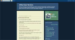 Desktop Screenshot of giftedgearreview.blogspot.com