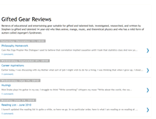 Tablet Screenshot of giftedgearreview.blogspot.com