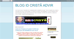 Desktop Screenshot of blogidcristaadvir.blogspot.com