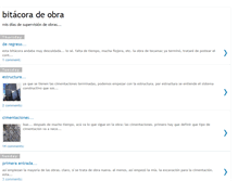 Tablet Screenshot of bitacoradeobra.blogspot.com