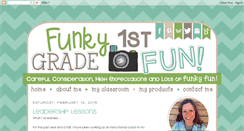 Desktop Screenshot of funkyfirstgradefun.blogspot.com