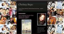 Desktop Screenshot of chelseyysays.blogspot.com