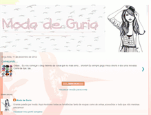 Tablet Screenshot of modadeguria.blogspot.com