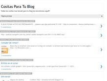Tablet Screenshot of cositasparatublog.blogspot.com